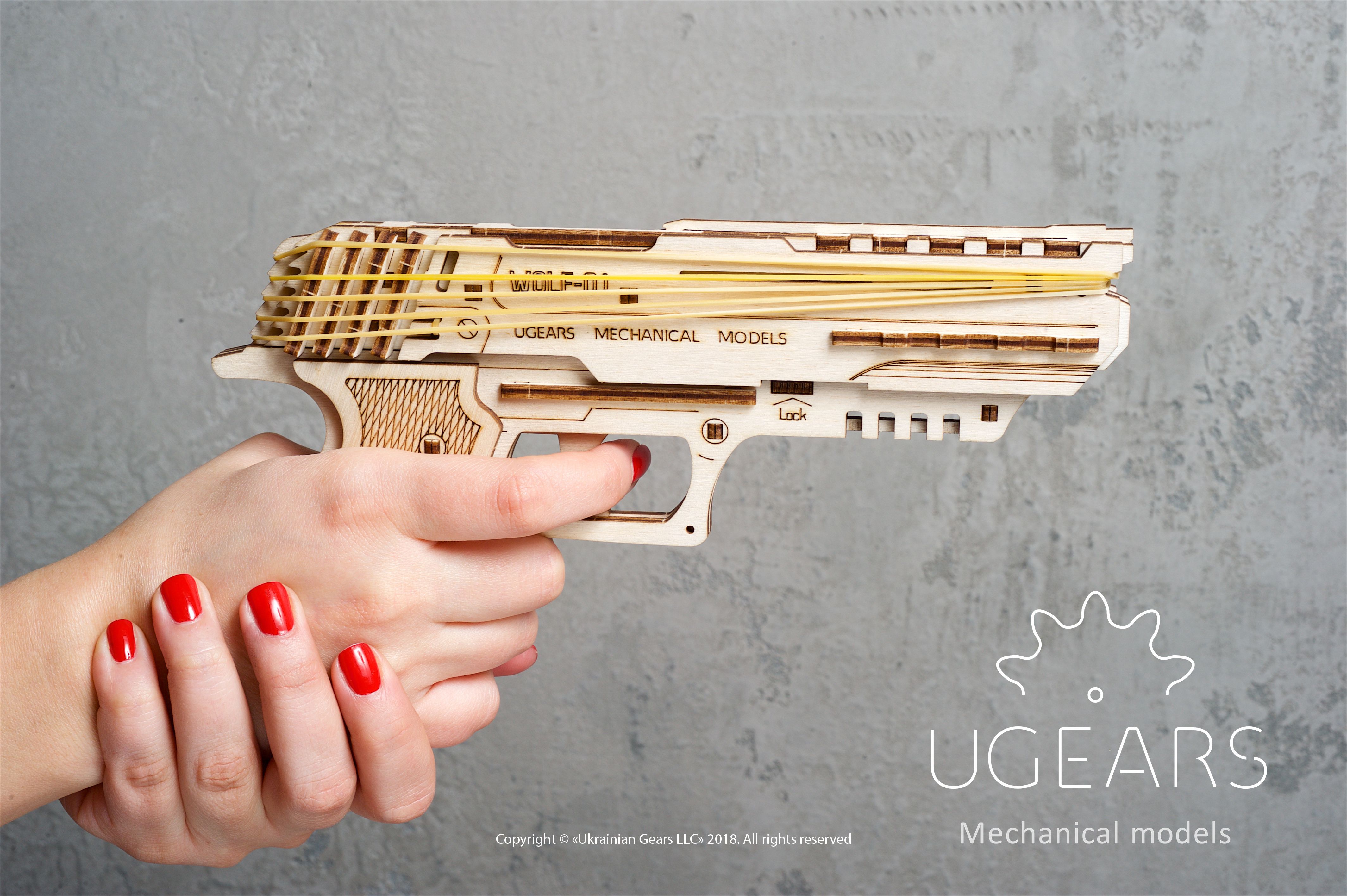 Ugears Handgun Mechanical Model
