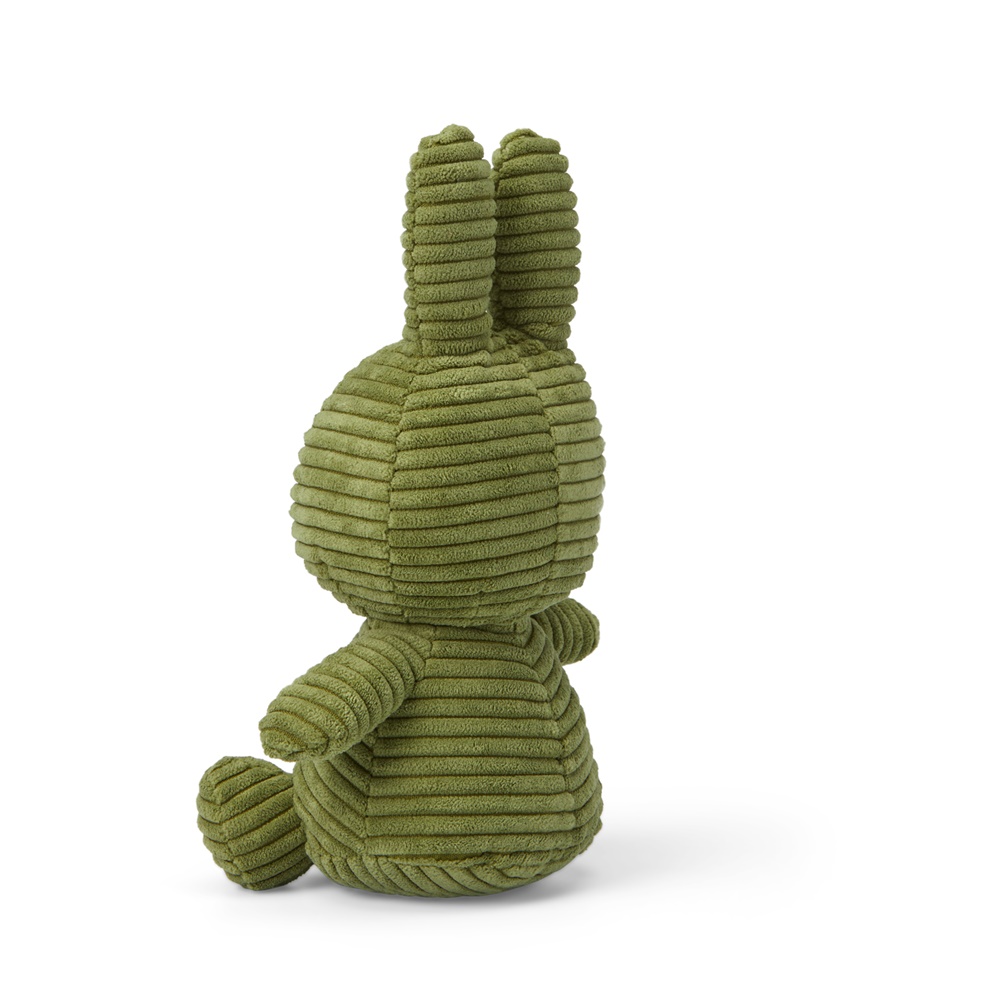 Miffy Sitting Corduroy Olive Green - 23 cm - 9''_3